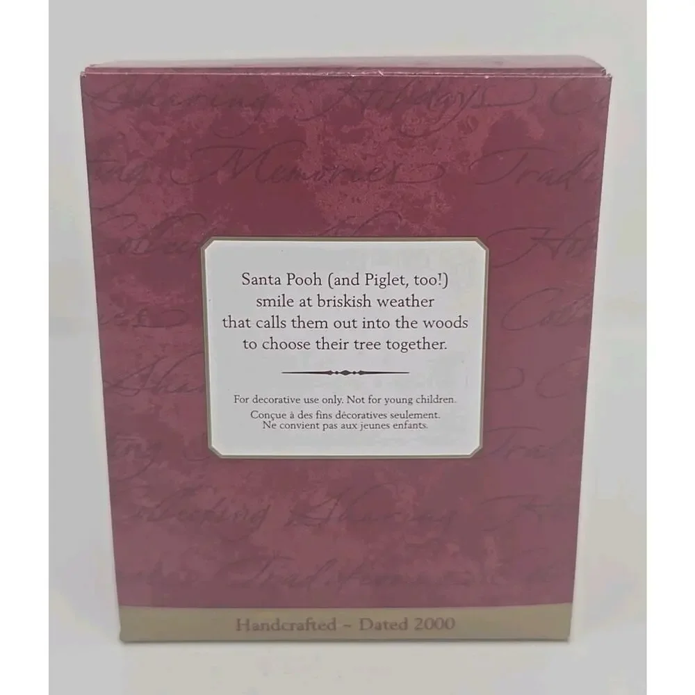 2000‎ Hallmark Keepsake Winnie The Pooh Chooses The Tree - Piglet U111